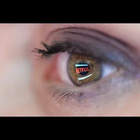 US Online Streaming Giant Netflix : Illustration