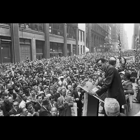 Harry Belafonte at Civil Rights Rally