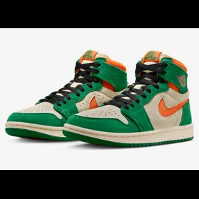 Air-Jordan-1-High-Zoom-CMFT-2-Pine-Green-Orange-Blaze-DV1305-308-4