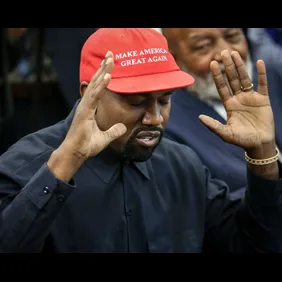 President Trump Hosts Kanye West And Former Football Player Jim Brown At The White House