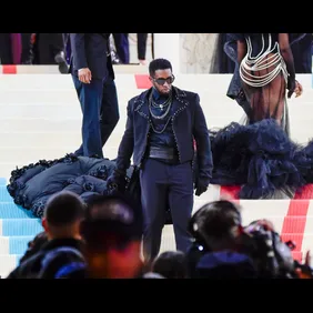 The 2023 Met Gala Celebrating "Karl Lagerfeld: A Line Of Beauty" - Street Sightings