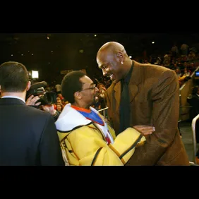 Michael Jordan and Spike Lee