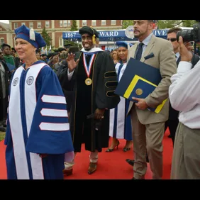 Howard University commencement with special guest Sean Combs in Washington, DC.