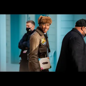 Celebrity Sightings : Day Three - Paris Fashion Week - Menswear F/W 2022-2023