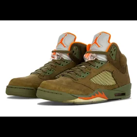 Air-Jordan-5-Olive-Official-Photos