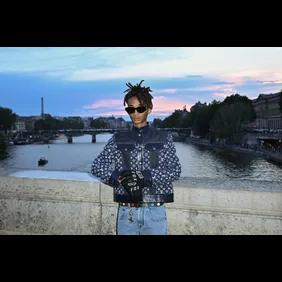 Louis Vuitton: Front Row - Paris Fashion Week - Menswear Spring/Summer 2024