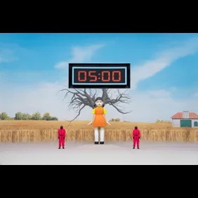 Squid Game: The Challenge. Cr. Pete Dadds/Netflix © 2023