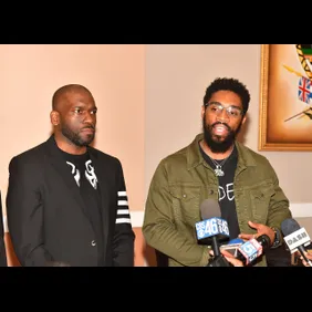 Dr. Jamal H. Bryant, T.I. And Scrapp Deleon "Bail Out" Program Press Conference