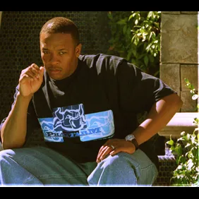 Dr. Dre taken at his home in Woodland Hills, Ca on October 7, 1999.