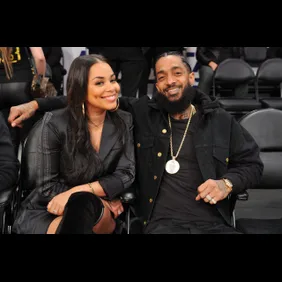 Celebrities At The Los Angeles Lakers Game