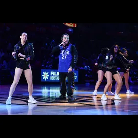 Celebrities At The Los Angeles Clippers Game