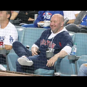 Celebrities At The Los Angeles Dodgers Game - World Series - Boston Red Sox v Los Angeles Dodgers - Game Four