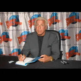 WWE Superstar Ric Flair Signs Copies of his New Autobiography "To Be The Man"