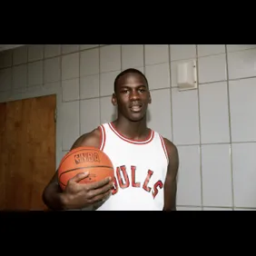 Portrait of Michael Jordan