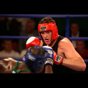 Boxing - British Lightwight Title Fight - John Murray v Lee McAllister - Robin Park Centre