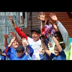"Tous En Bleu" : Soccer Charity Match At Stade De France