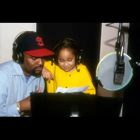 Raven-Symoné Records "Here's To New Dreams" At Soundtracks Studios