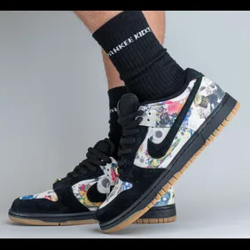Supreme-Nike-SB-Dunk-Low-Rammellzee-FD8778-001-On-Feet-2