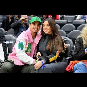 Celebrities At The Los Angeles Clippers Game