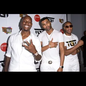 TGT (Tyrese, Ginuwine, Tank) Perform At "5 Towers" Stage At Universal CityWalk