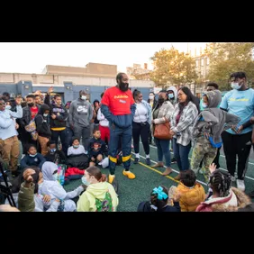 NBA Star James Harden Paints With New York City Students