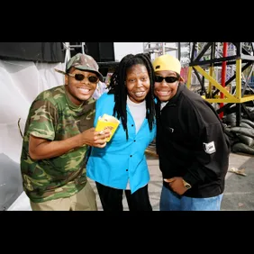 Whoopi Goldberg, Kel Mitchell, And Kenan Thompson Attend The 1997 Nickelodeon Big Help-A-Thon