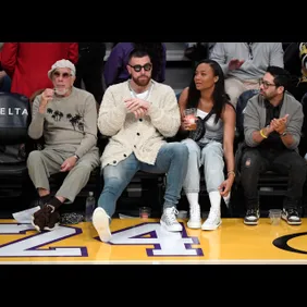 Celebrities At The Los Angeles Lakers Game