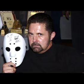 Kane Hodder Promotes His New Film "Jason X" with an In-Store Signing