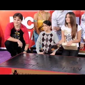 Michael Jackson Immortalized With Hand And Footprint Ceremony At Grauman's Chinese Theatre