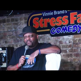 Aries Spears Performs At The Stress Factory Comedy Club