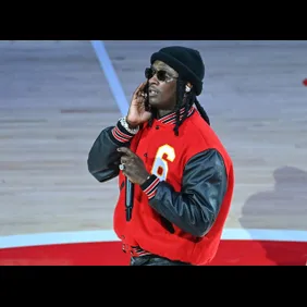 Celebrities Attend Boston Celtics v Atlanta Hawks