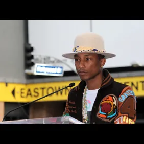 Pharrell Williams Honored On The Hollywood Walk Of Fame