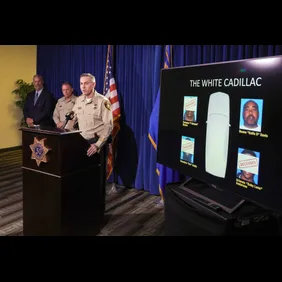 Las Vegas Police Department Holds News Conference On Arrest In 1996 Murder Of Tupac Shakur