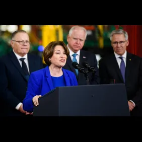 President Biden Speaks In Minneapolis As Part Of His Investing In America Tour