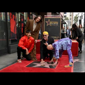 The Red Hot Chili Peppers Are Honored With A Star On The Hollywood Walk Of Fame