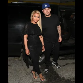 Blac Chyna &amp; Rob Kardashian Visit Onyx Nightclub