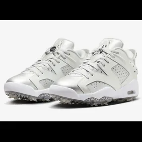 Air-Jordan-6-Low-Golf-Gift-Giving-Metallic-Silver-4