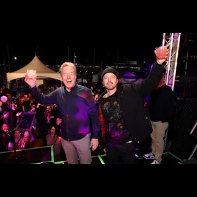 Food Network New York City Wine &amp; Food Festival presented by Capital One - Tacos &amp; Tequila hosted by the Cast of the Kitchen with a special appearance by Aaron Paul and Bryan Cranston