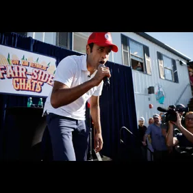 Presidential Hopefuls Make The Rounds At The Iowa State Fair