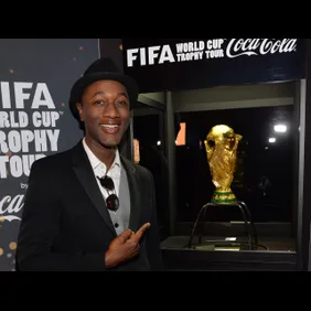 Aloe Blacc, David Correy And Wisin Perform At The FIFA World Cup Trophy Tour By Coca-Cola In Los Angeles