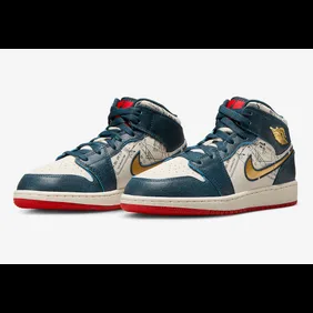 Air-Jordan-1-Mid-GS-Take-Flight-4