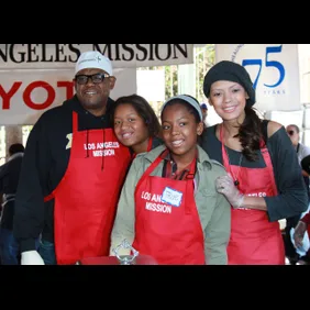 The Los Angeles Mission Christmas Event