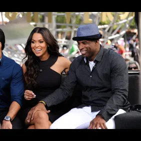 Josh Duhamel, Dean Winter, Henry Winkler And Todd Wagner On "Extra"