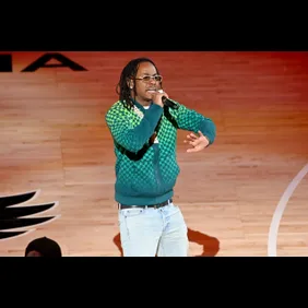 Celebrities Attend Brooklyn Nets v Atlanta Hawks