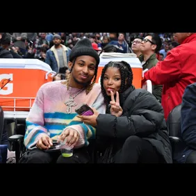 Celebrities At The Los Angeles Clippers Game