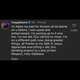 Holy-Gabbana-Adam22-Apology