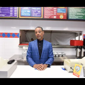 AMC's Better Call Saul Los Pollos Hermanos Pop-Up shop with Bob Odenkirk and Giancarlo Esposito