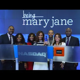 "Being Mary Jane" Cast Ring NASDAQ Closing Bell