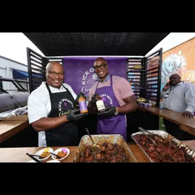 Crown Royal Teams Up with NFL Legends Bo Jackson and DeMarcus Ware for a BBQ Cook Off Challenge at Southern Smoke Festival in Houston, TX