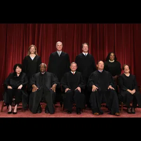The U.S. Supreme Court Poses For Official Group Photo